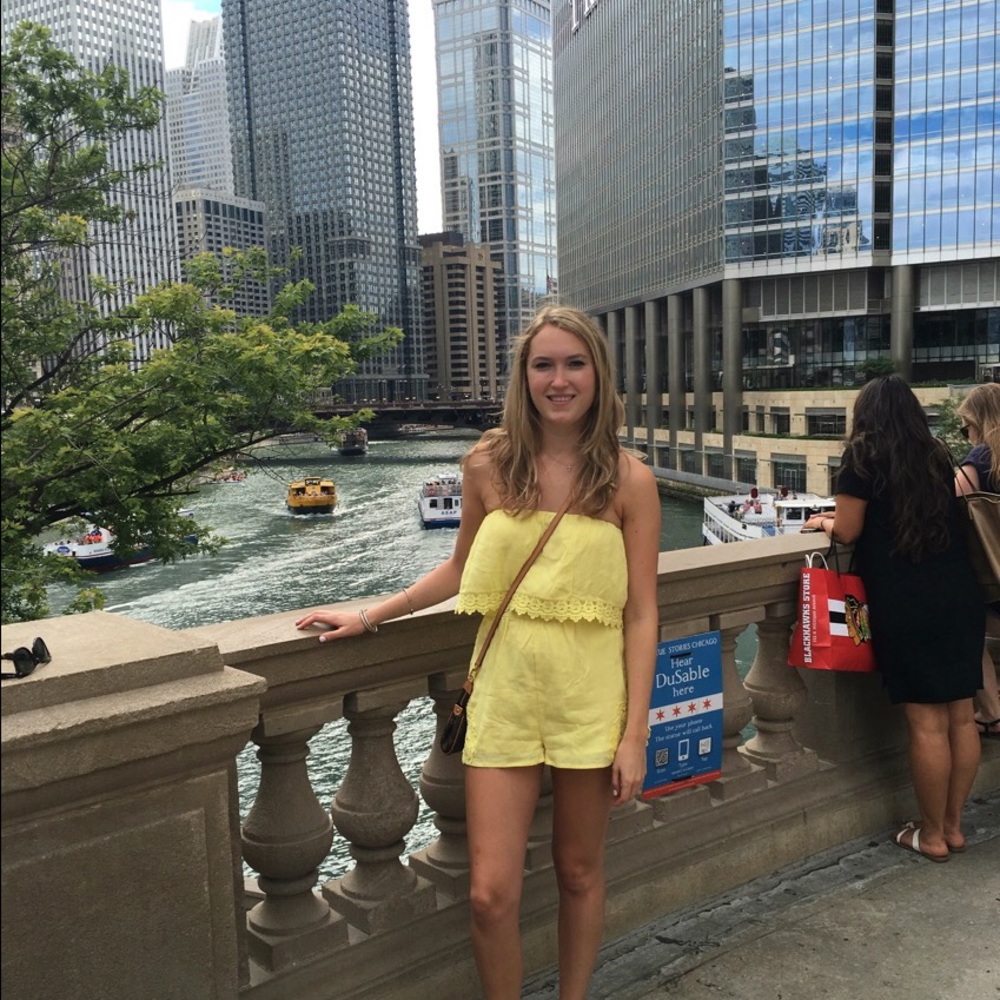 Forever 21 yellow romper